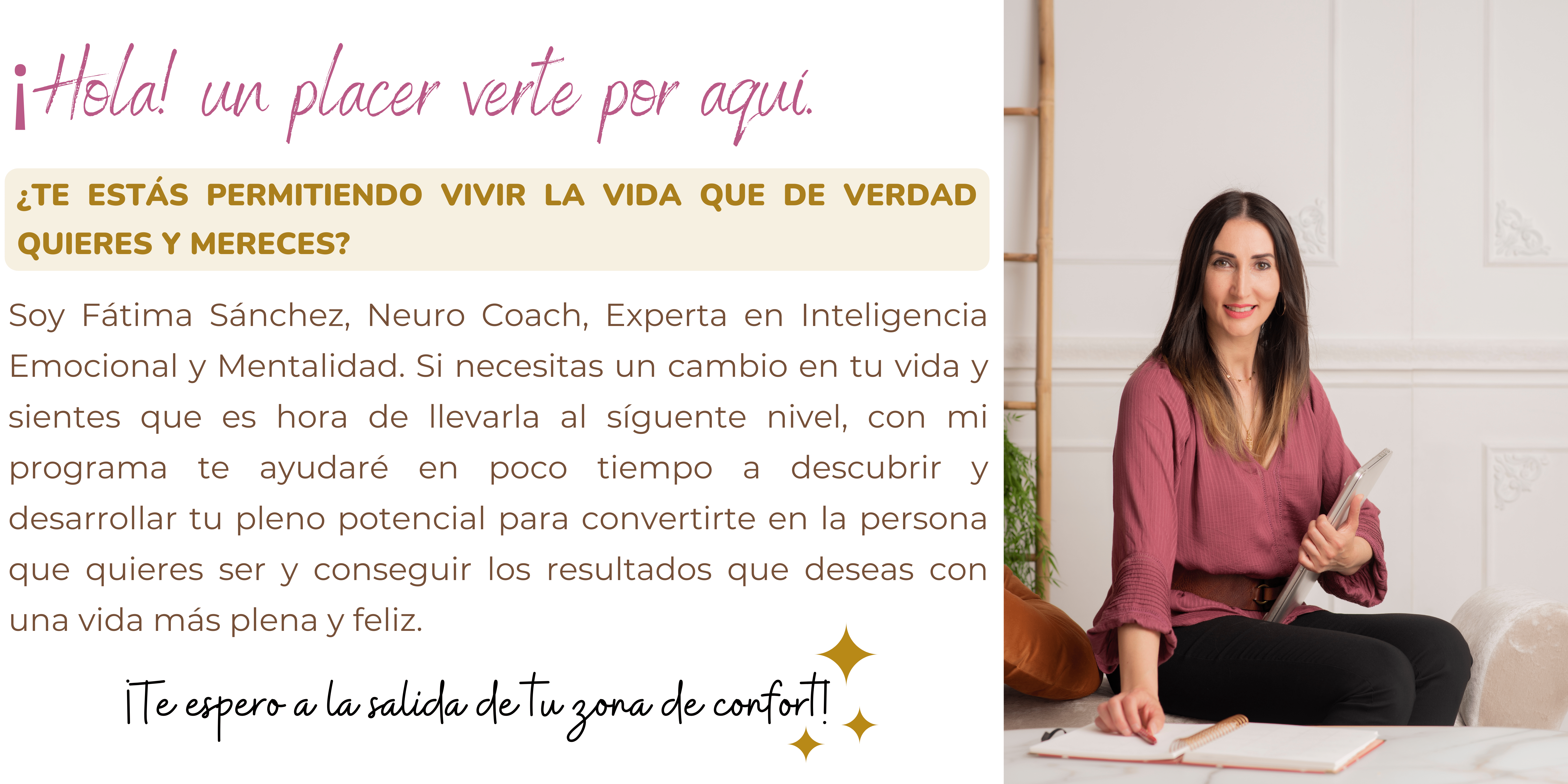 Fátima Sánchez-Tu entrenadora emocional
