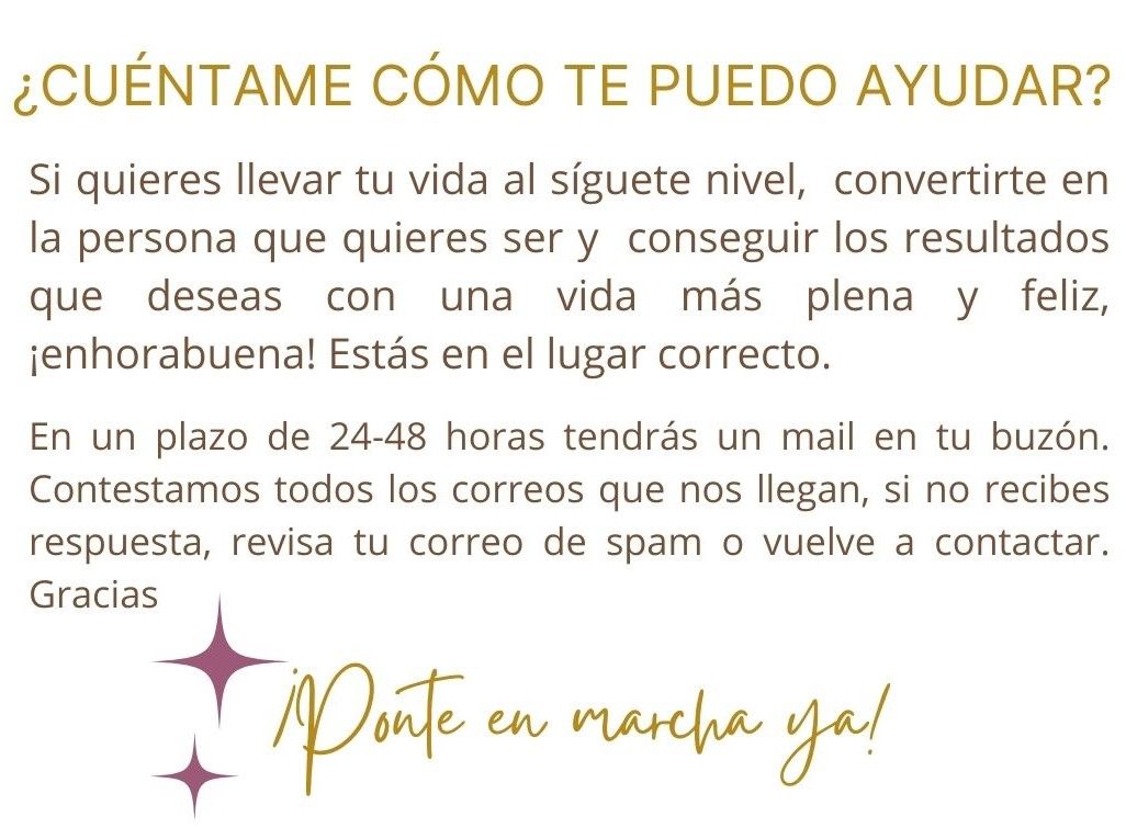 CONTACTO Fátima Sánchez-Tu entrenadora emocional